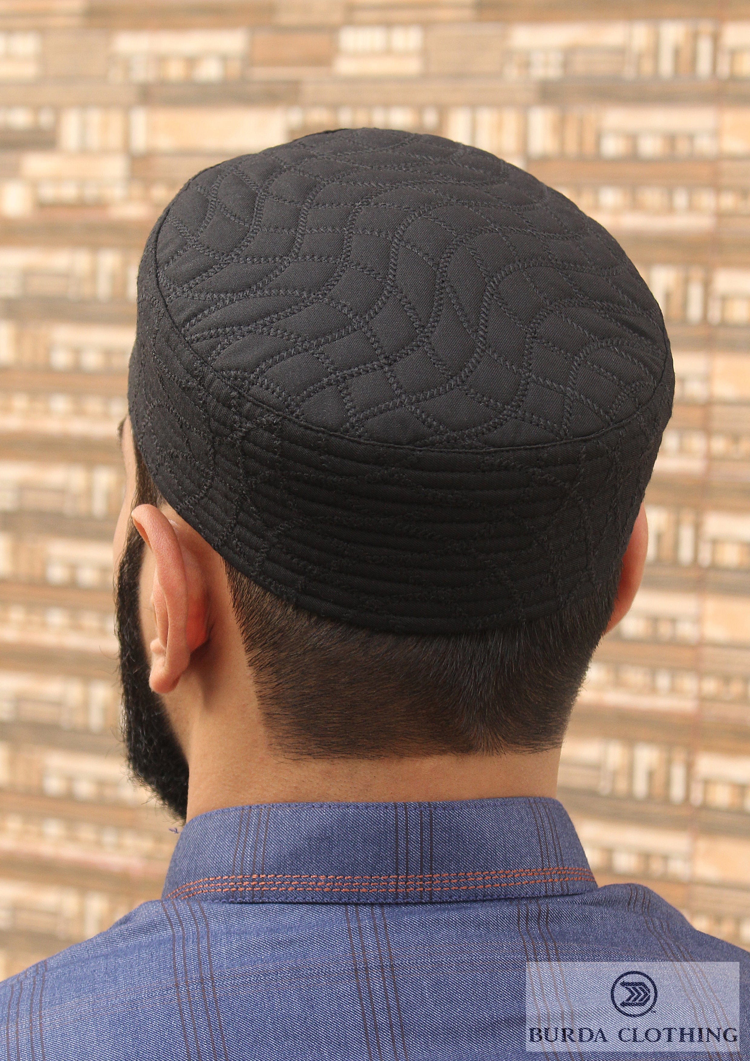 Burdaclothing Black / 21" XS Platinum Kufi 03 (Click to see 2 more color)