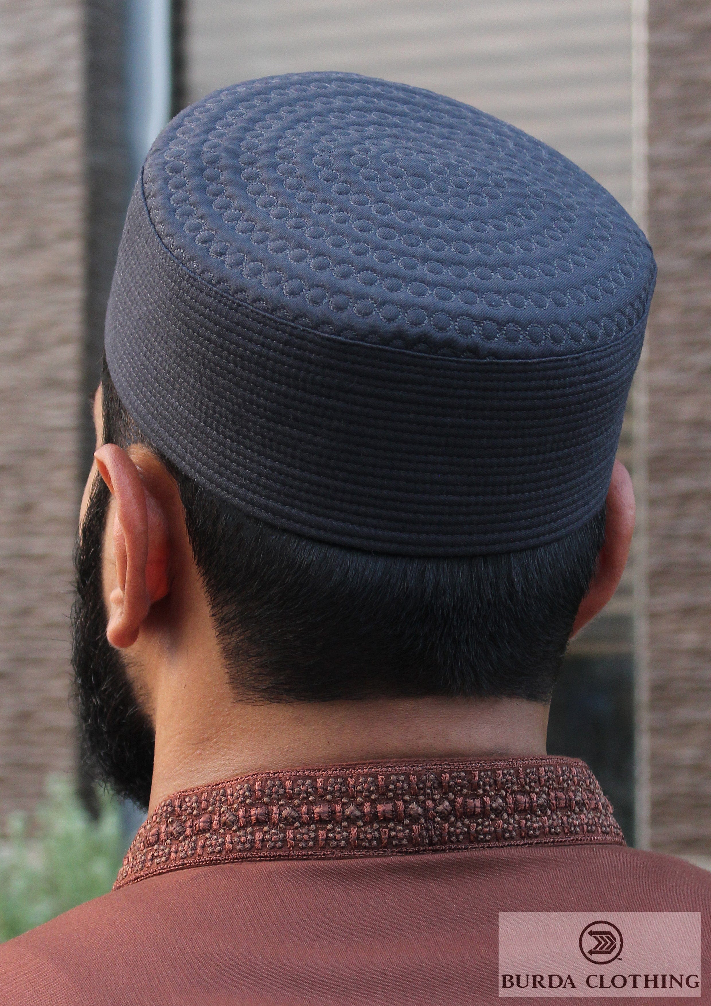 Burdaclothing DARK GRAY / 21" XS Platinum Kufi 05 (Click to see 3 more color)
