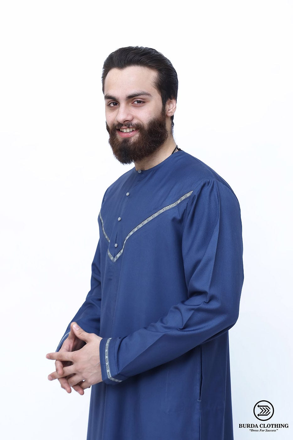burdaclothing Emirati Adult Thobe (Blue Edition)