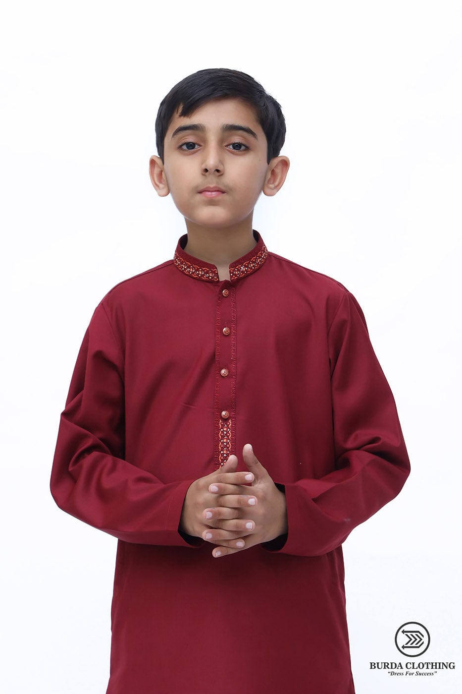 Burdaclothing Kids Maroon Premium Kurta (FATHER & SON)