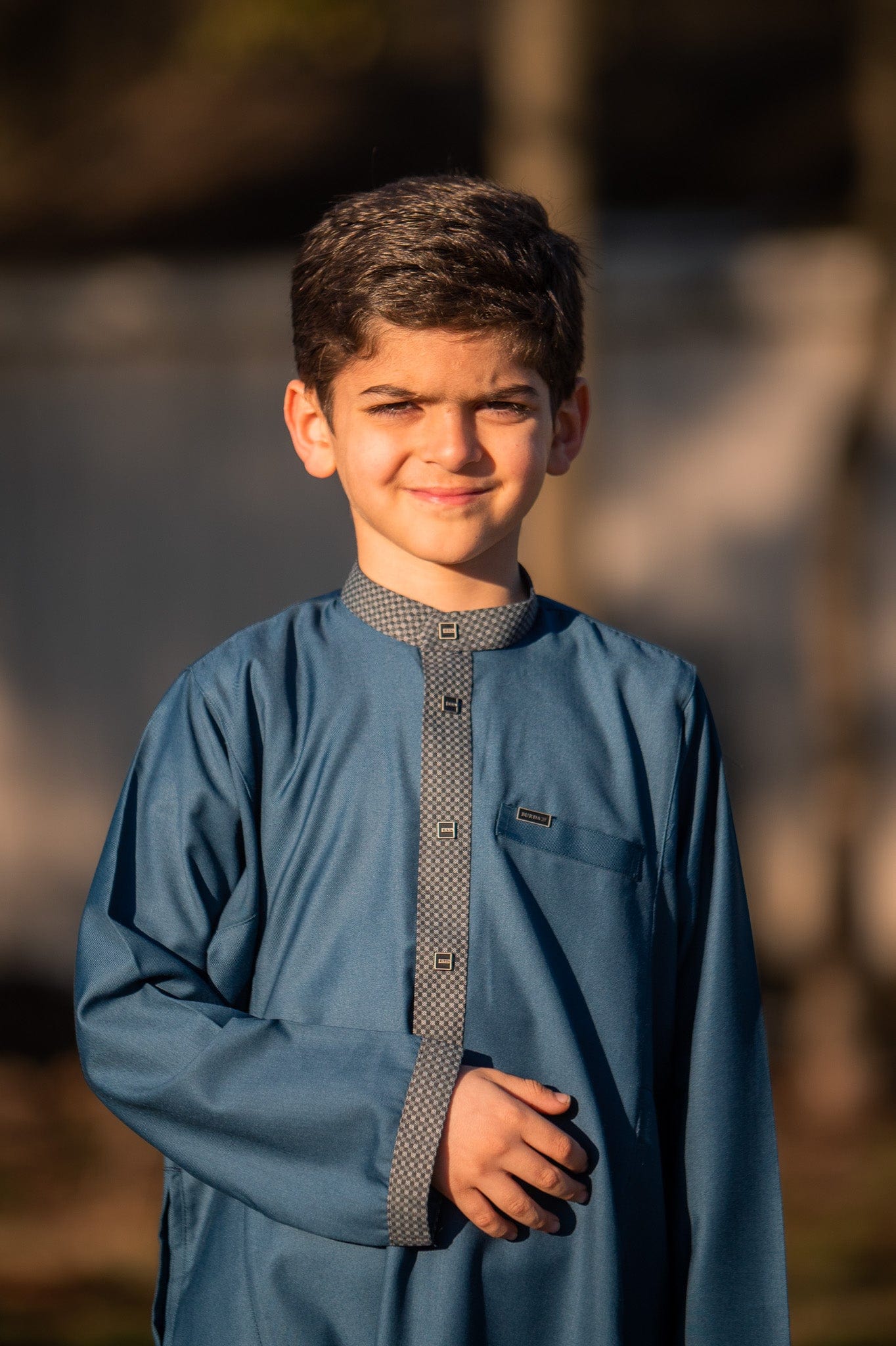 Burdaclothing KIDS THOBE 500 BLUE (Father & Son)