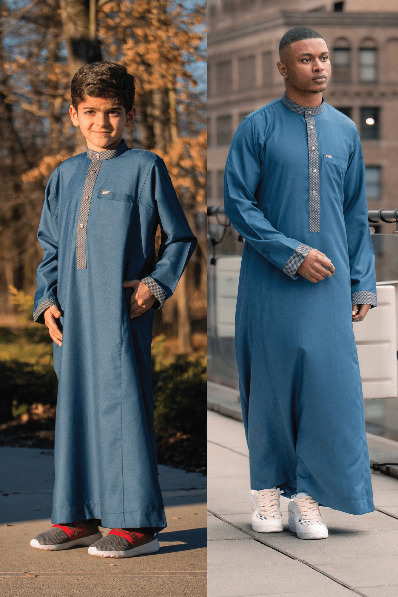 Burdaclothing KIDS THOBE 500 BLUE (Father & Son)
