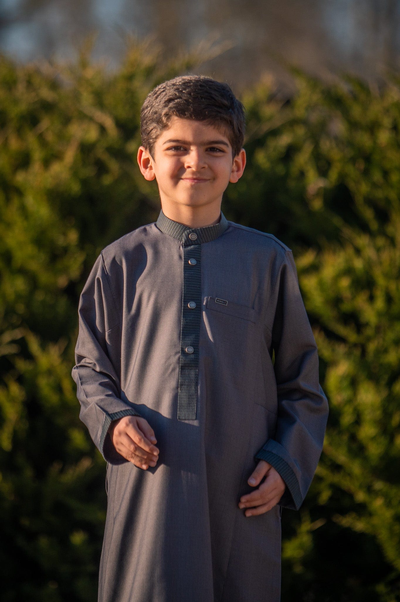 Burdaclothing KIDS THOBE 500 GRAY (Father & Son)