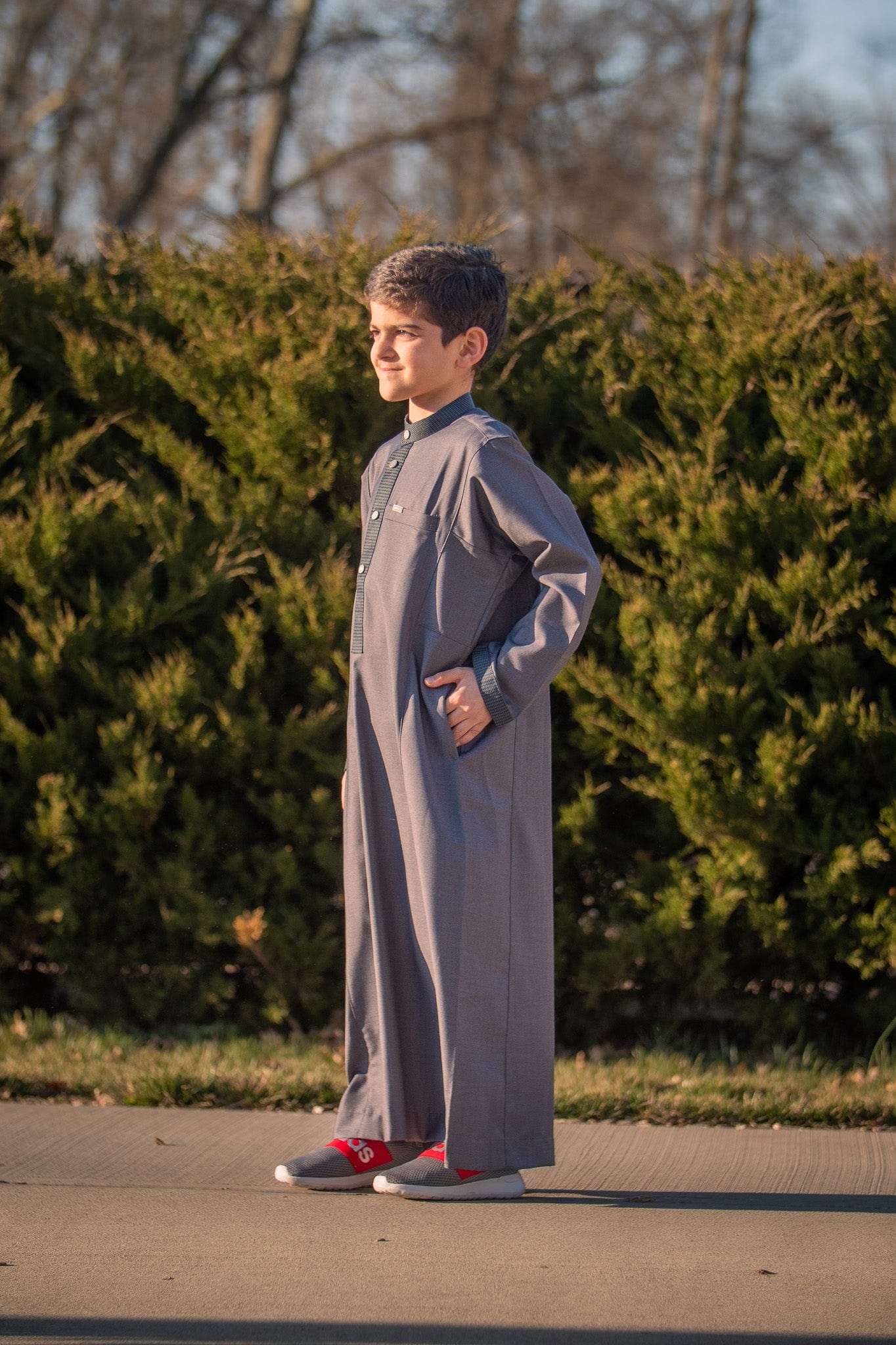 Burdaclothing KIDS THOBE 500 GRAY (Father & Son)