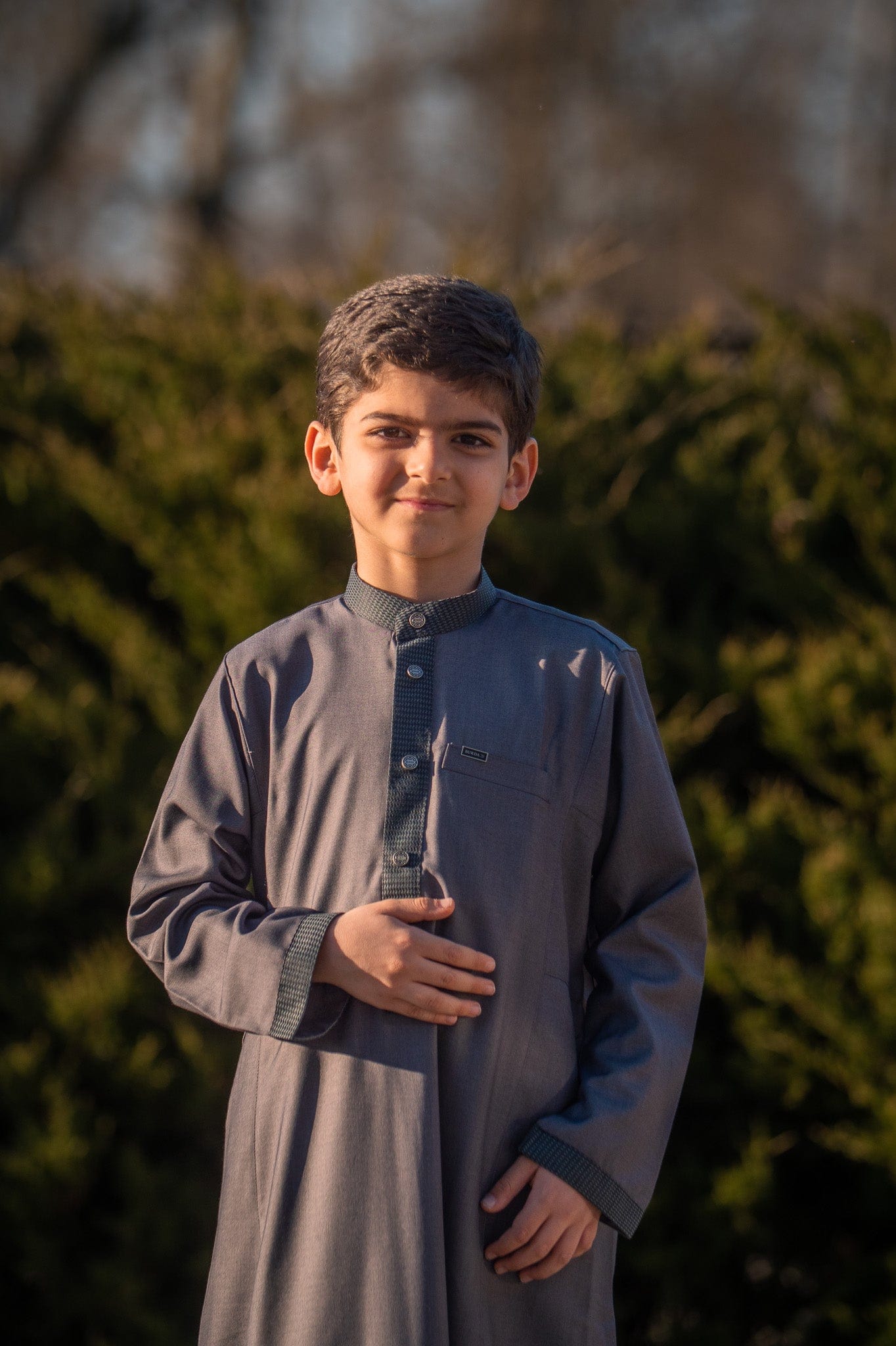 Burdaclothing KIDS THOBE 500 GRAY (Father & Son)