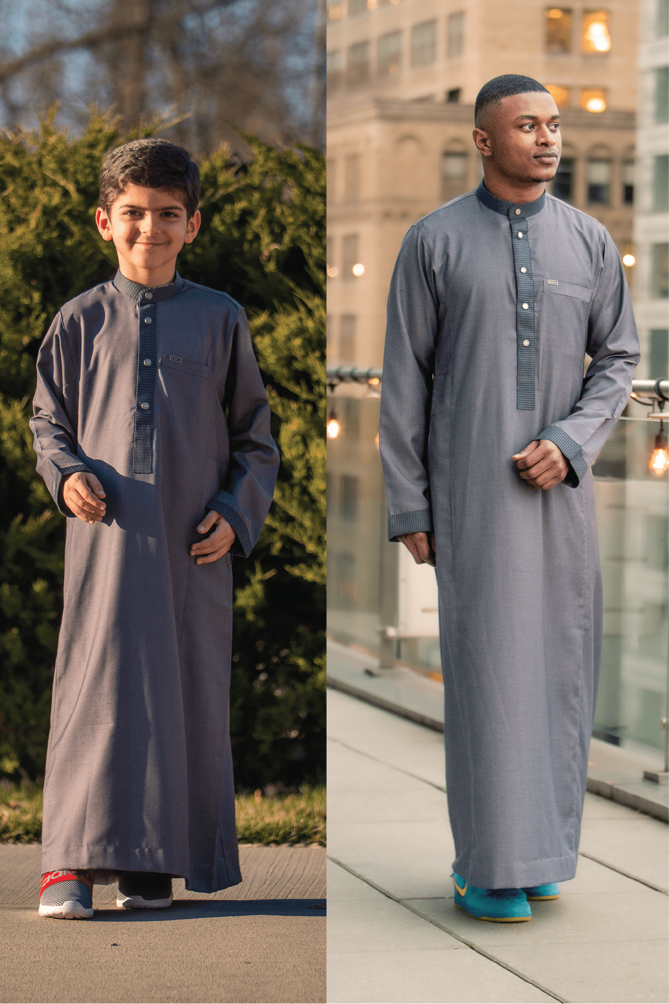 Burdaclothing KIDS THOBE 500 GRAY (Father & Son)