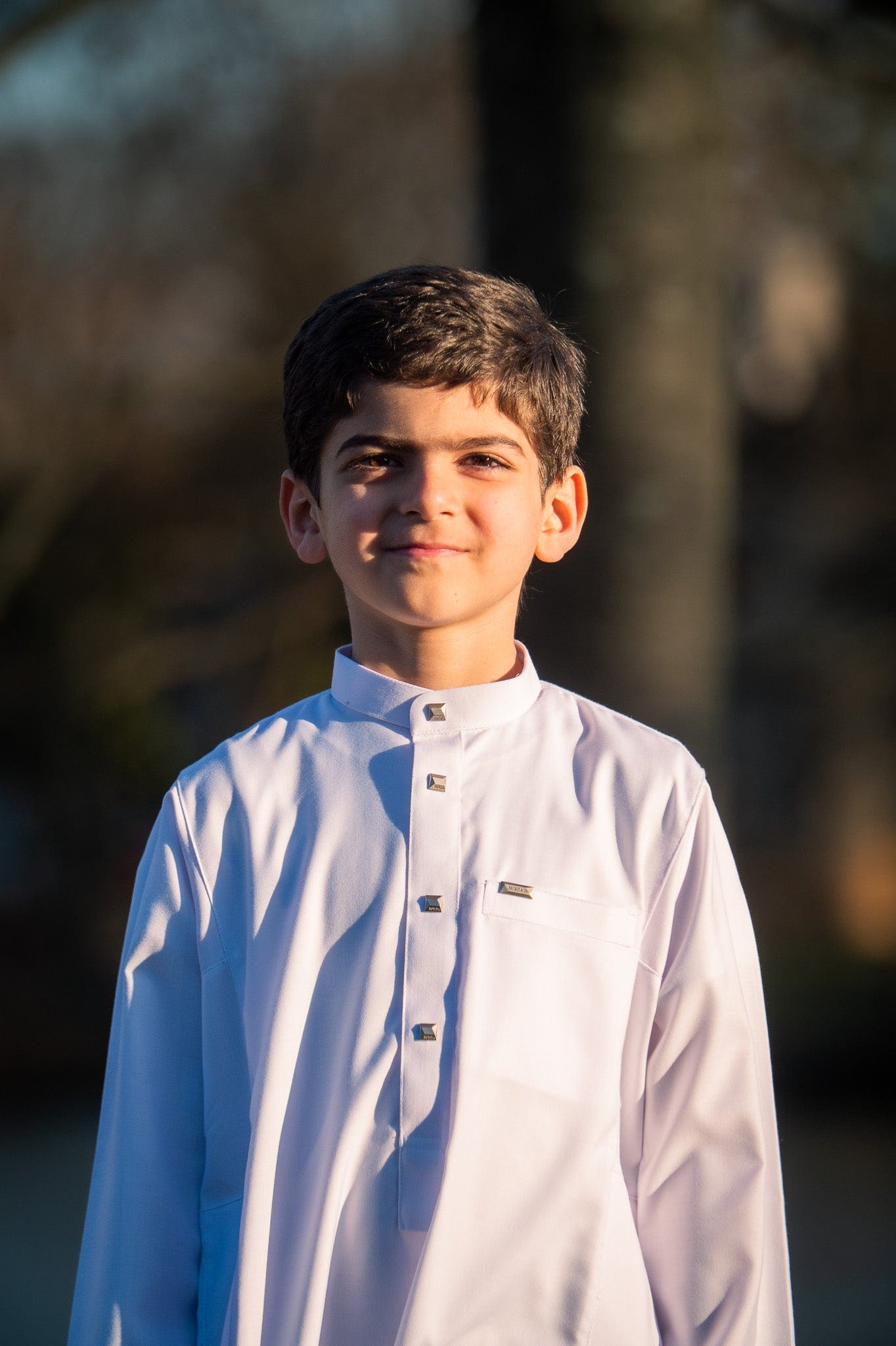 Burdaclothing KIDS THOBE 509 WHITE (Father & Son)