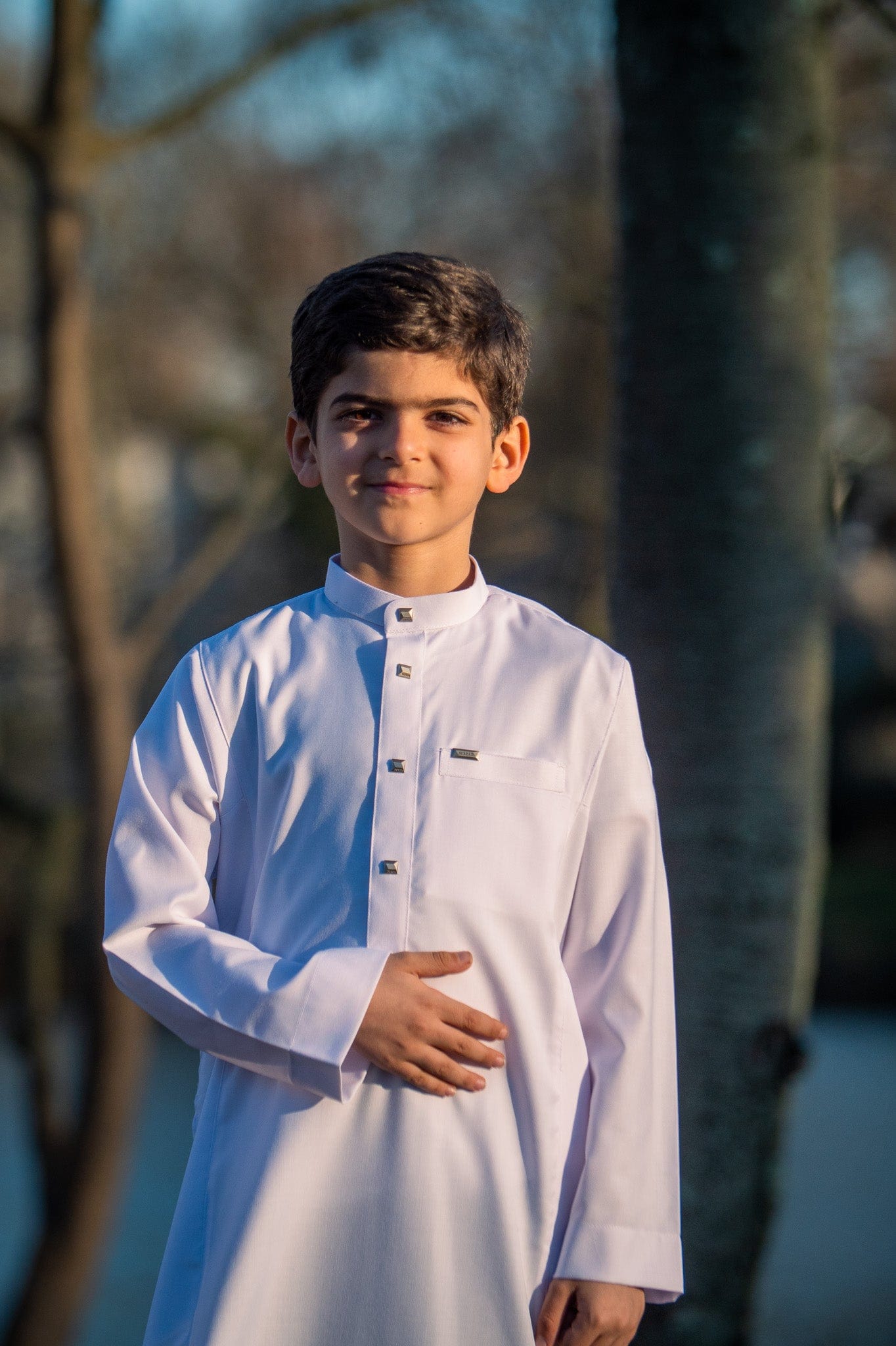 Burdaclothing KIDS THOBE 509 WHITE (Father & Son)