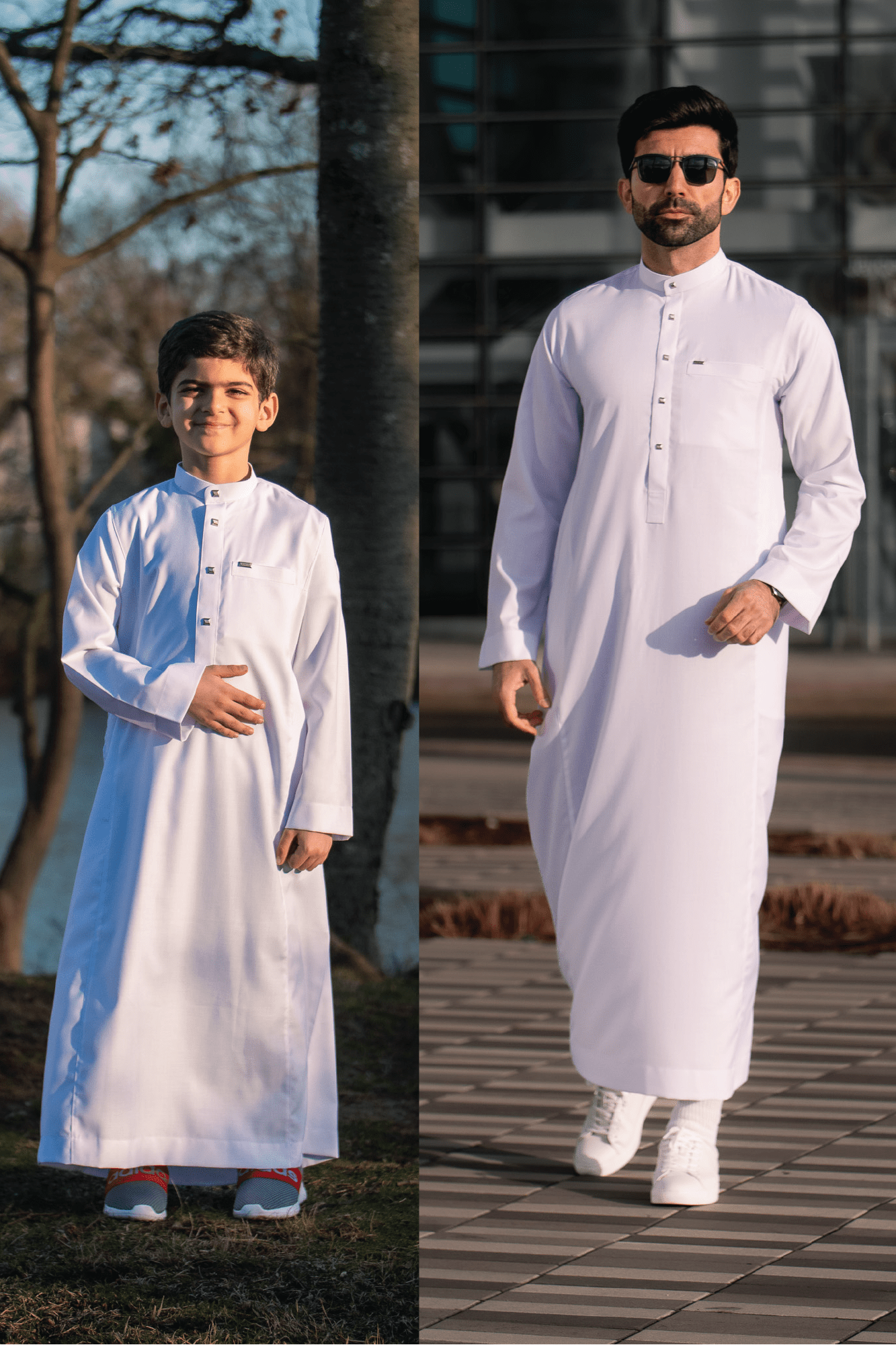 Burdaclothing KIDS THOBE 509 WHITE (Father & Son)