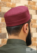 Burdaclothing Maroon / 21 XS Salam Kufi ( Click to see 5 more colors)