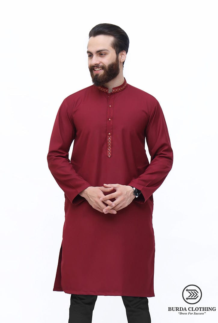 Burdaclothing Maroon Premium Kurta ( FATHER & SON)