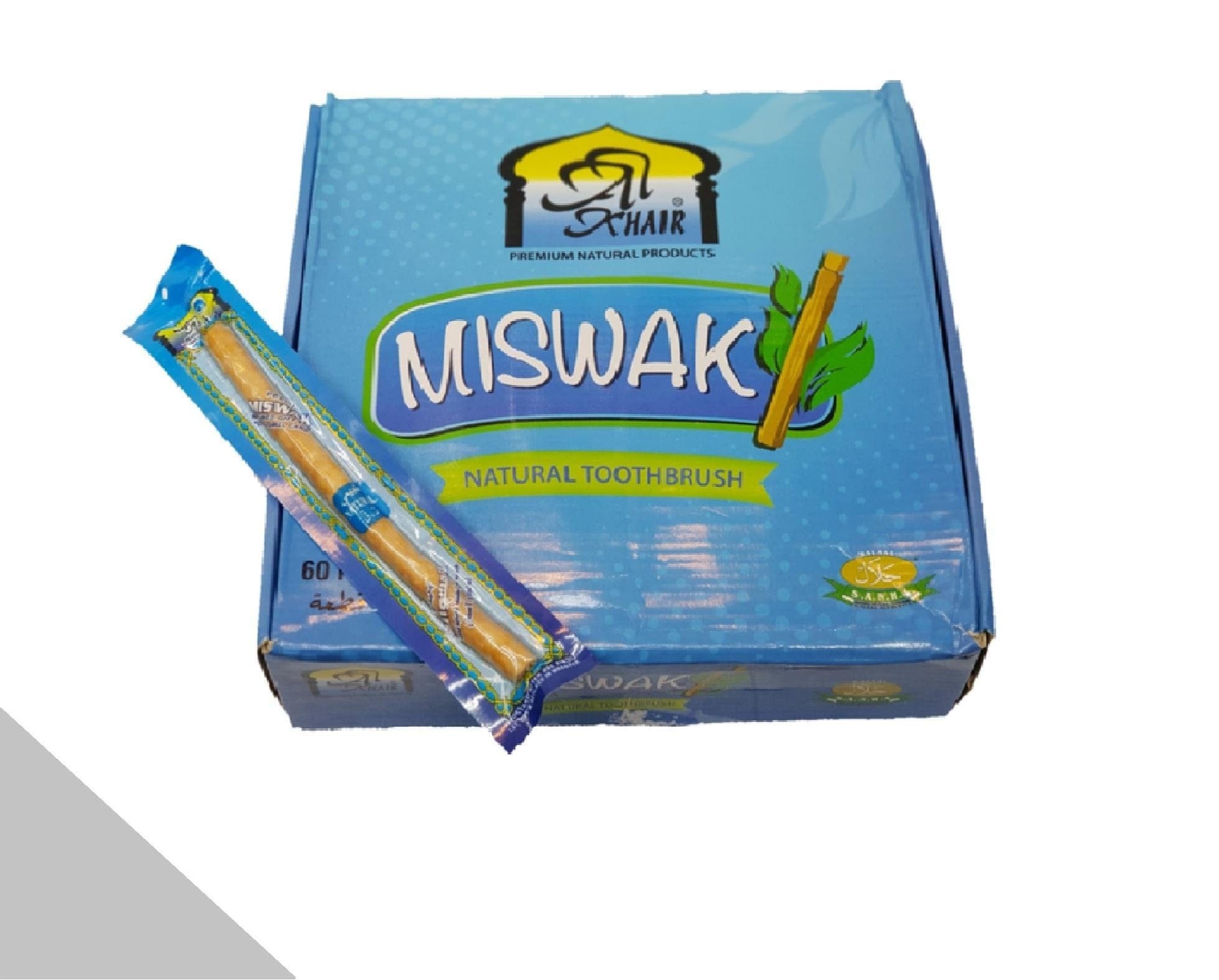 burdaclothing Miswak Al khair Miswak stick 60 pcs