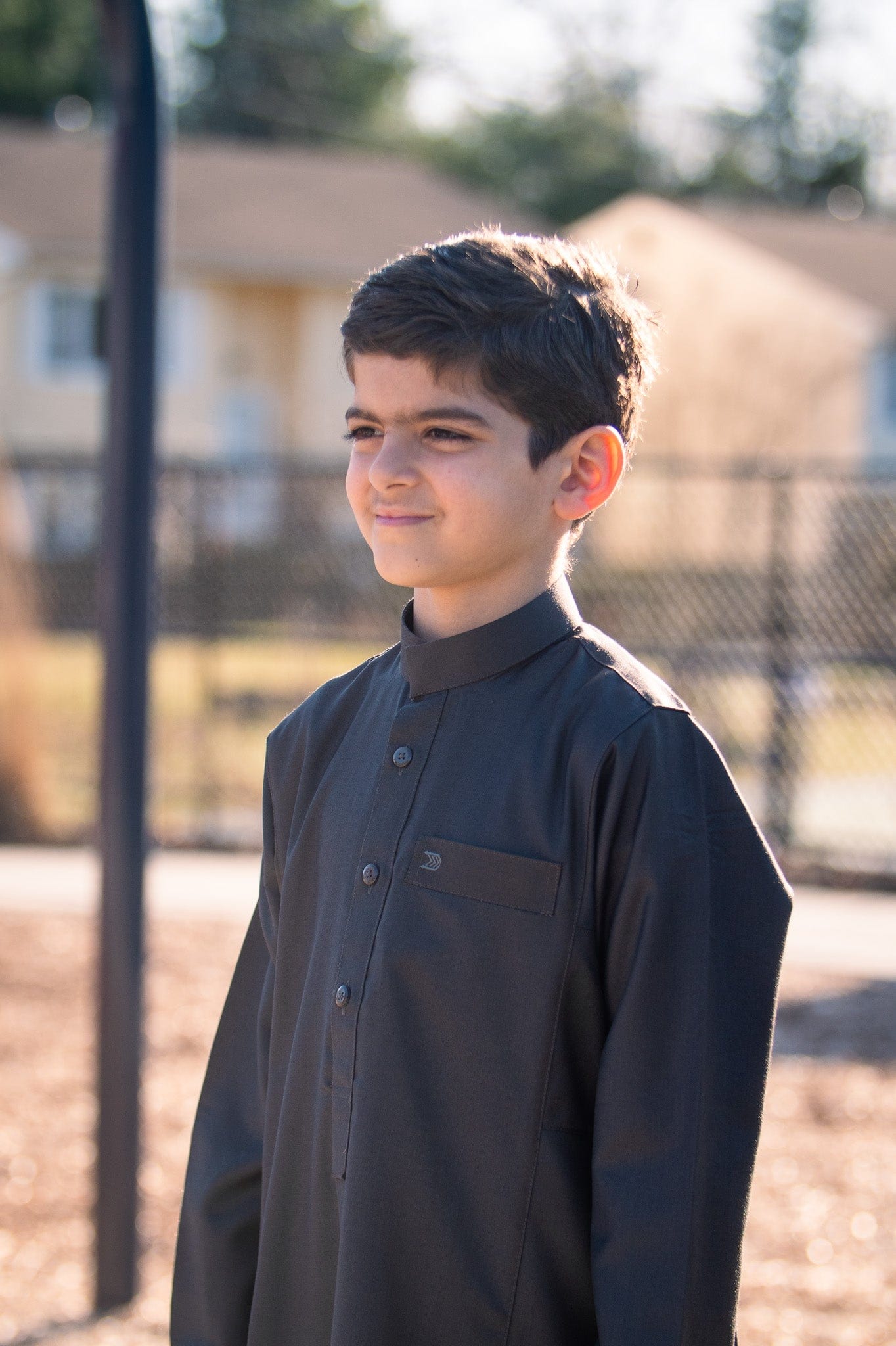 Burdaclothing Supreme Kids Thobe Dark Gray ( Father& Son)