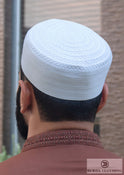 Burdaclothing WHITE / 21" XS Platinum Kufi 05 (Click to see 3 more color)
