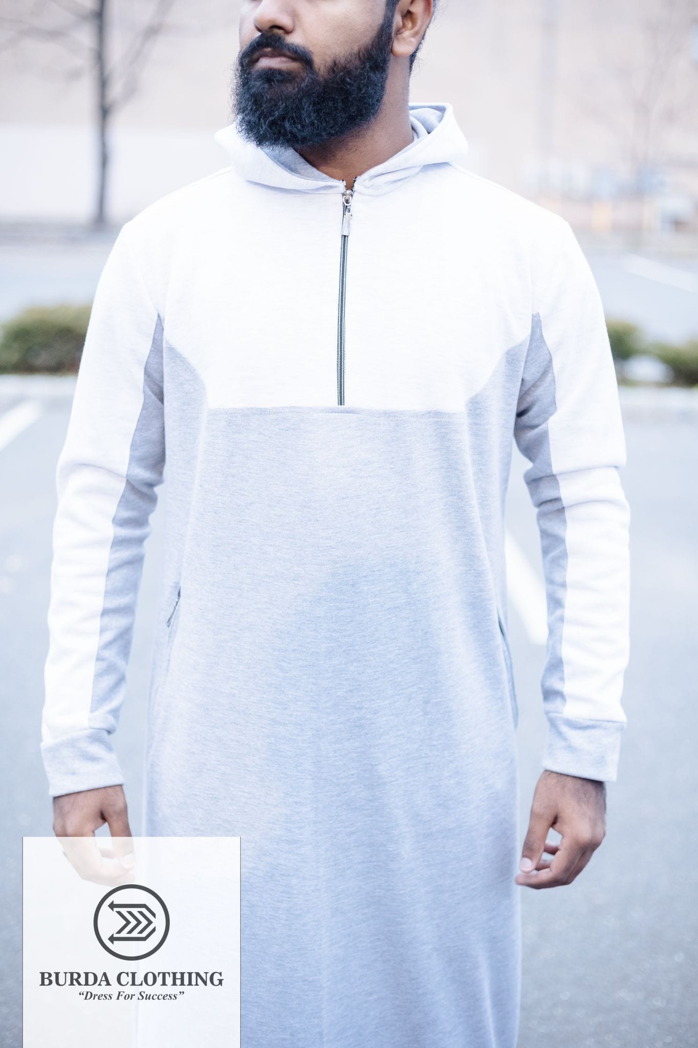 Burdaclothing Winter Sporty Short Hoodie Thobe (Version 1.0)