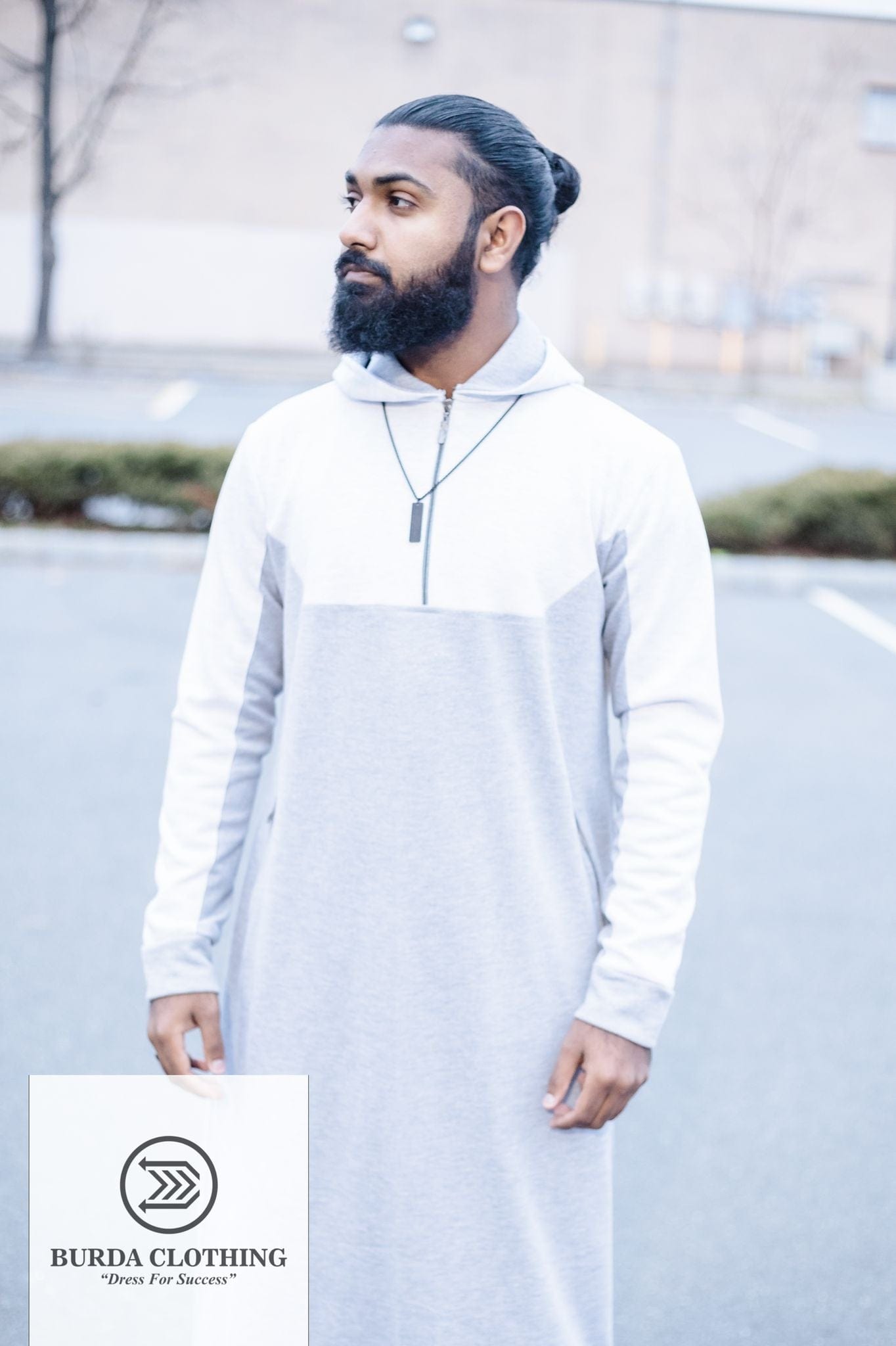 Burdaclothing Winter Sporty Short Hoodie Thobe (Version 1.0)