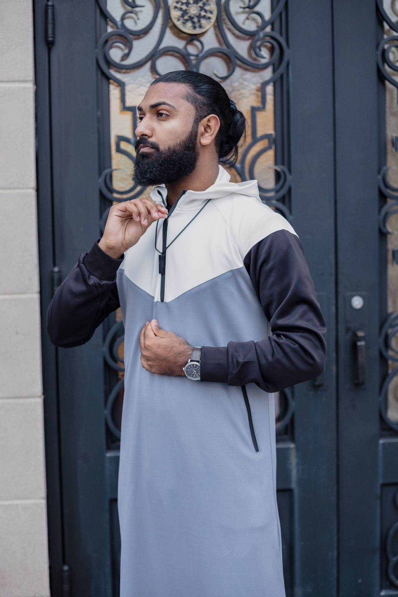 Burdaclothing Winter Sporty Short Hoodie Thobe (Version 2.0)