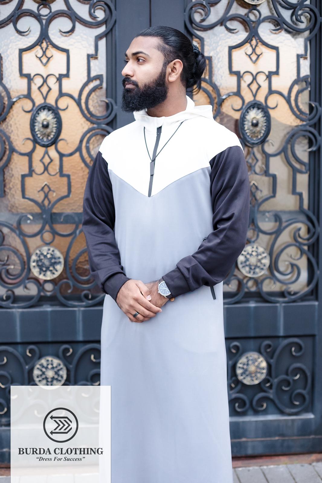 Burdaclothing Winter Sporty Short Hoodie Thobe (Version 2.0)