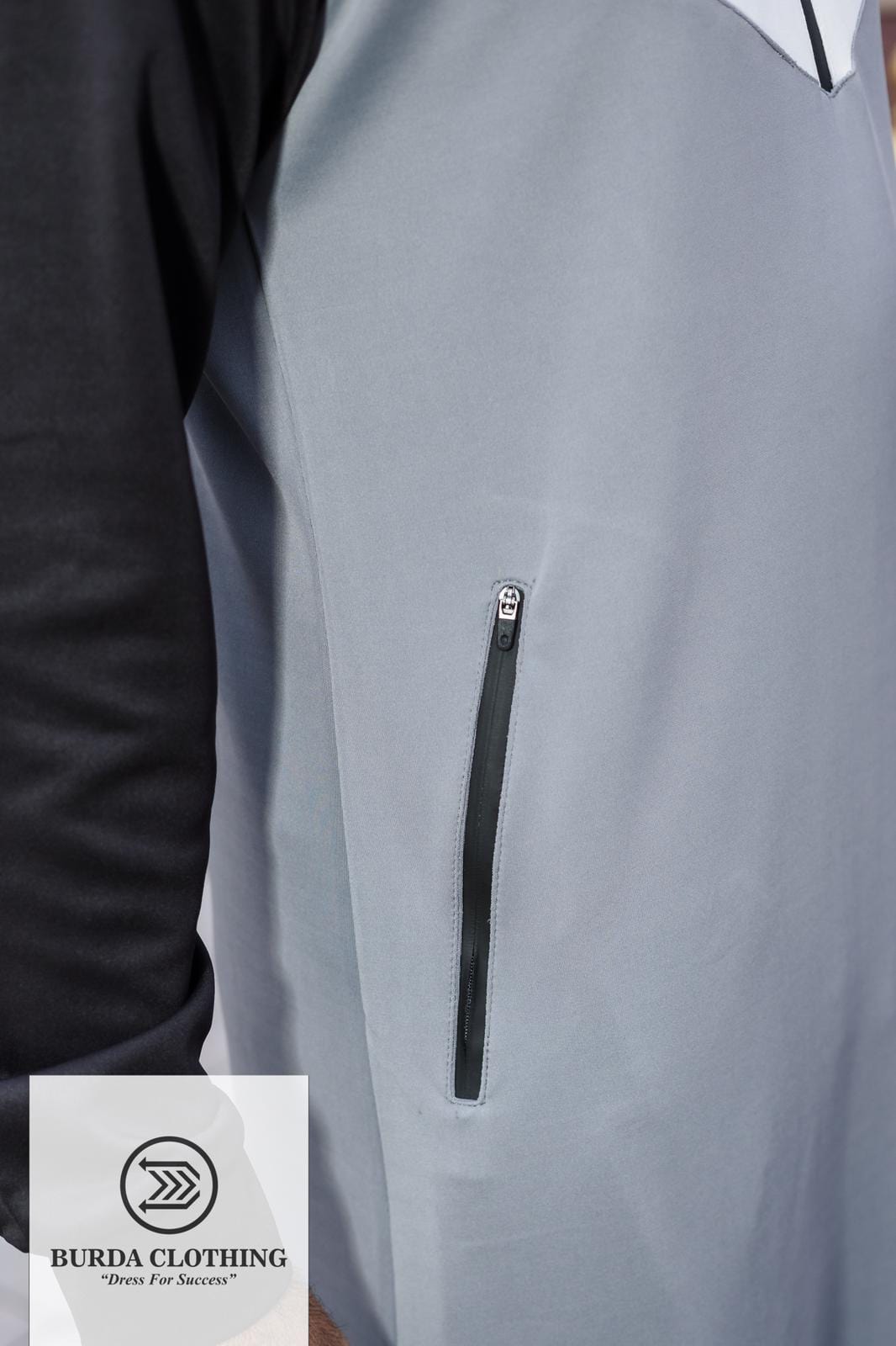 Burdaclothing Winter Sporty Short Hoodie Thobe (Version 2.0)