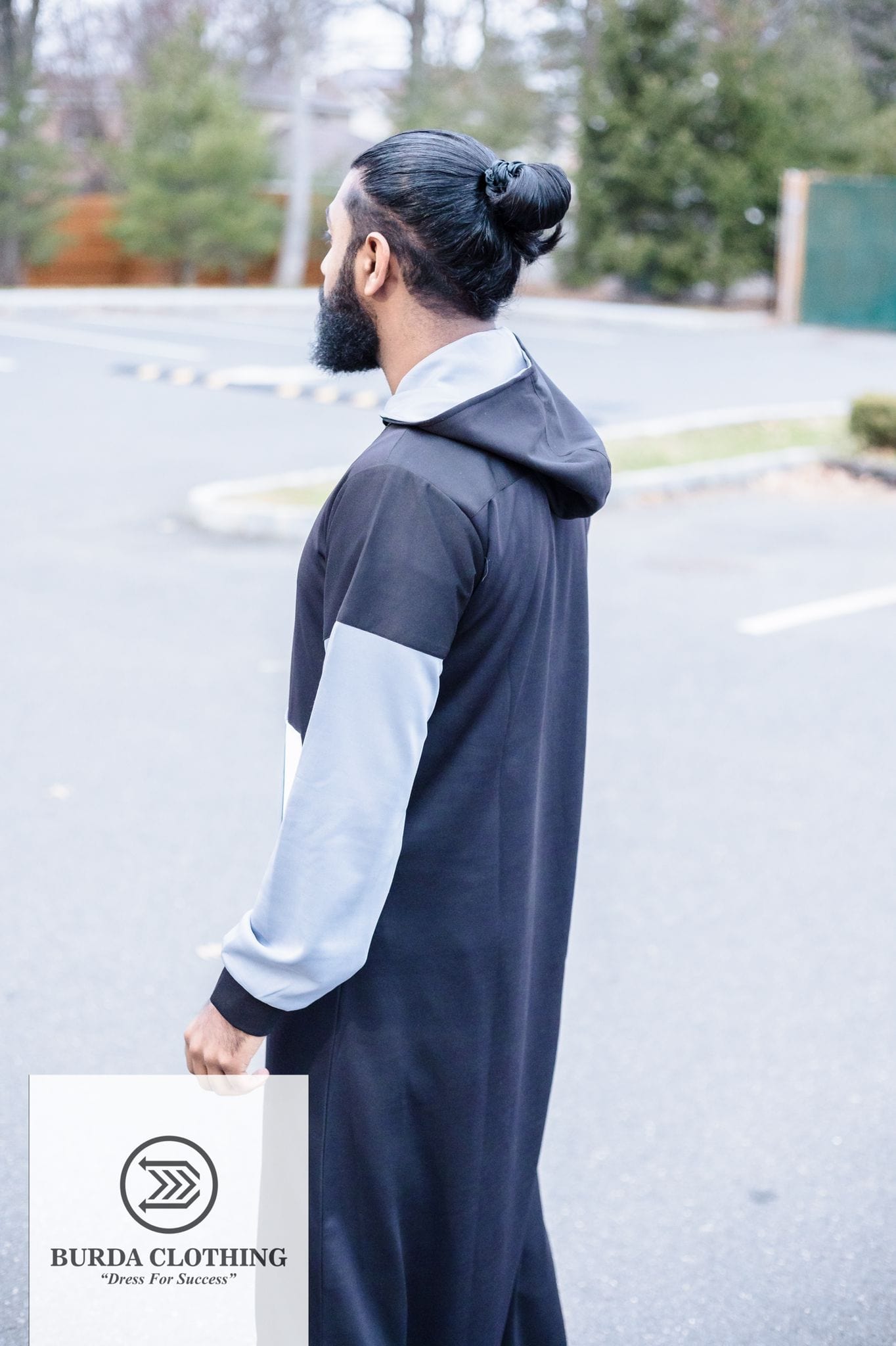 Burdaclothing Winter Sporty Short Hoodie Thobe (Version 3.0)